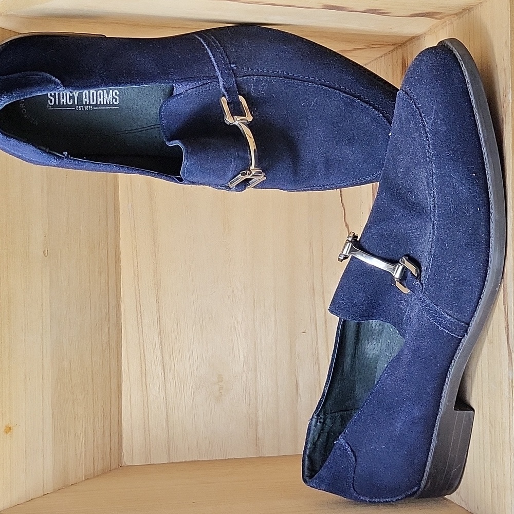 Stacy Adams Wydell Dress Loafers Blue
